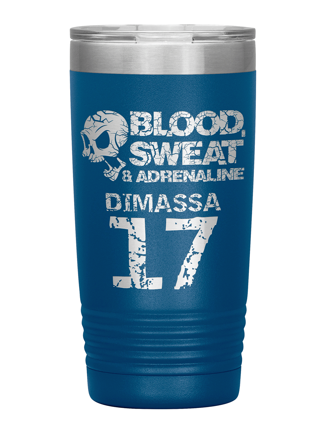 [multicolor] Personalized Blood Sweat and Adrenaline 20oz Insulated Tumbler
