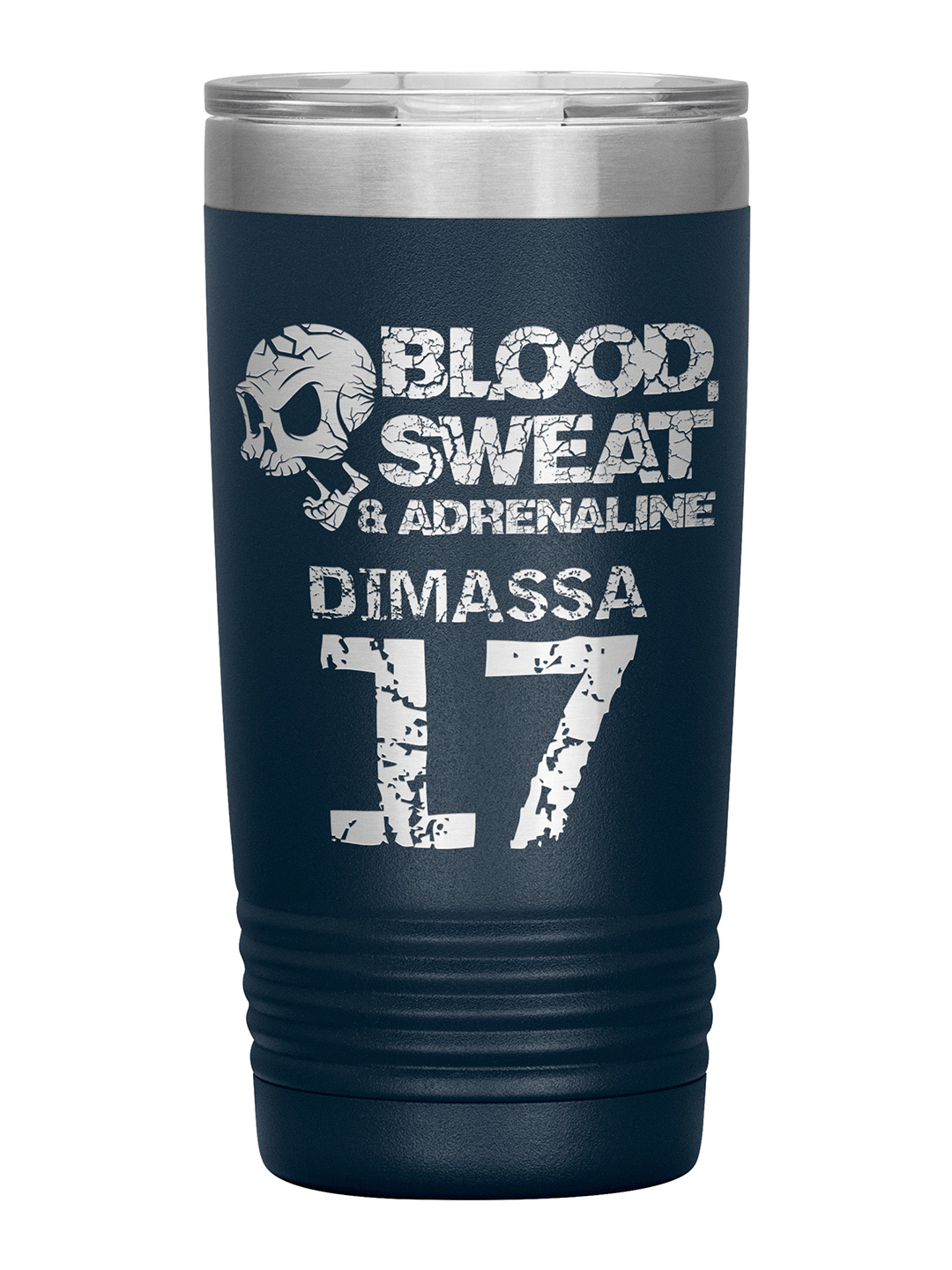 [multicolor] Personalized Blood Sweat and Adrenaline 20oz Insulated Tumbler