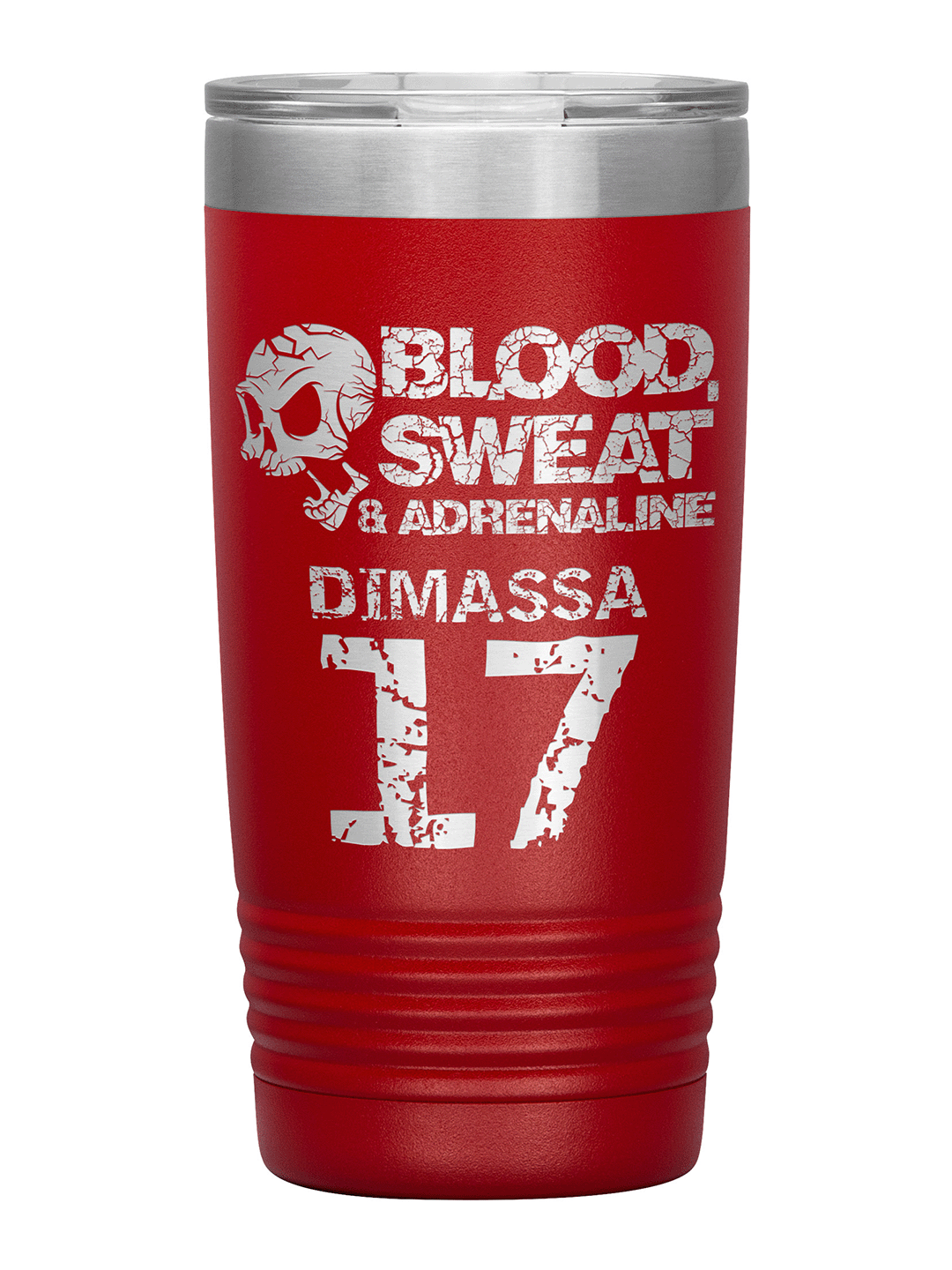 [multicolor] Personalized Blood Sweat and Adrenaline 20oz Insulated Tumbler