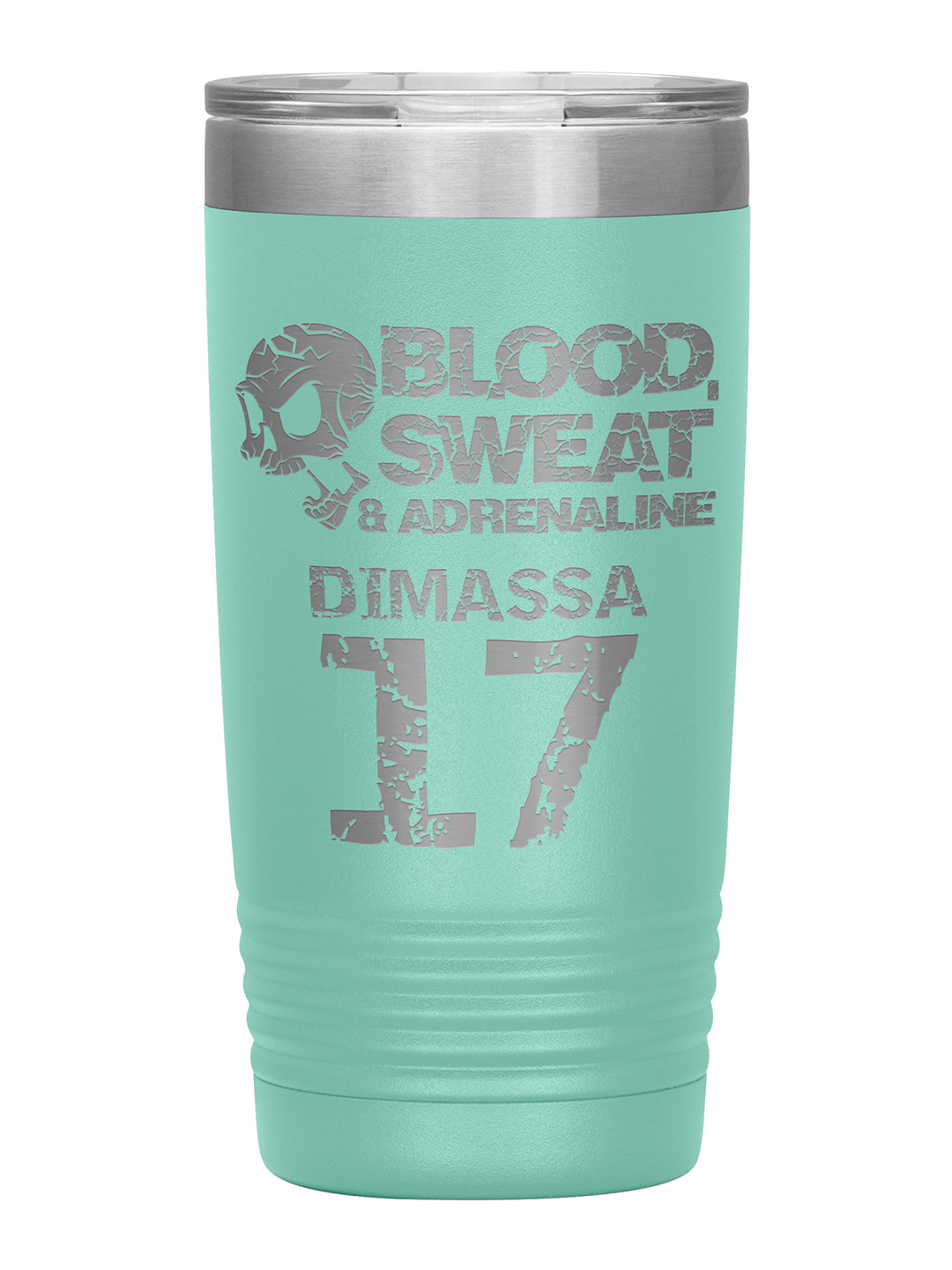 [multicolor] Personalized Blood Sweat and Adrenaline 20oz Insulated Tumbler