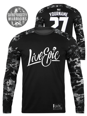 Live Epic Mission Ready Custom Long Sleeve Jersey