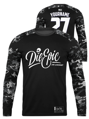 Die Epic Mission Ready Custom Long Sleeve Jersey