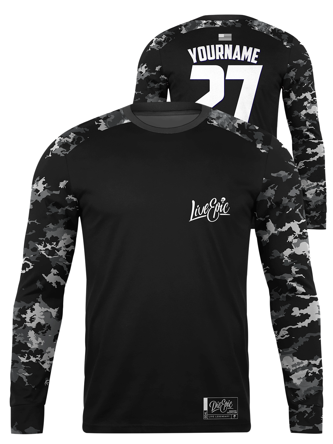 Live Epic Mission Ready Custom Long Sleeve Jersey