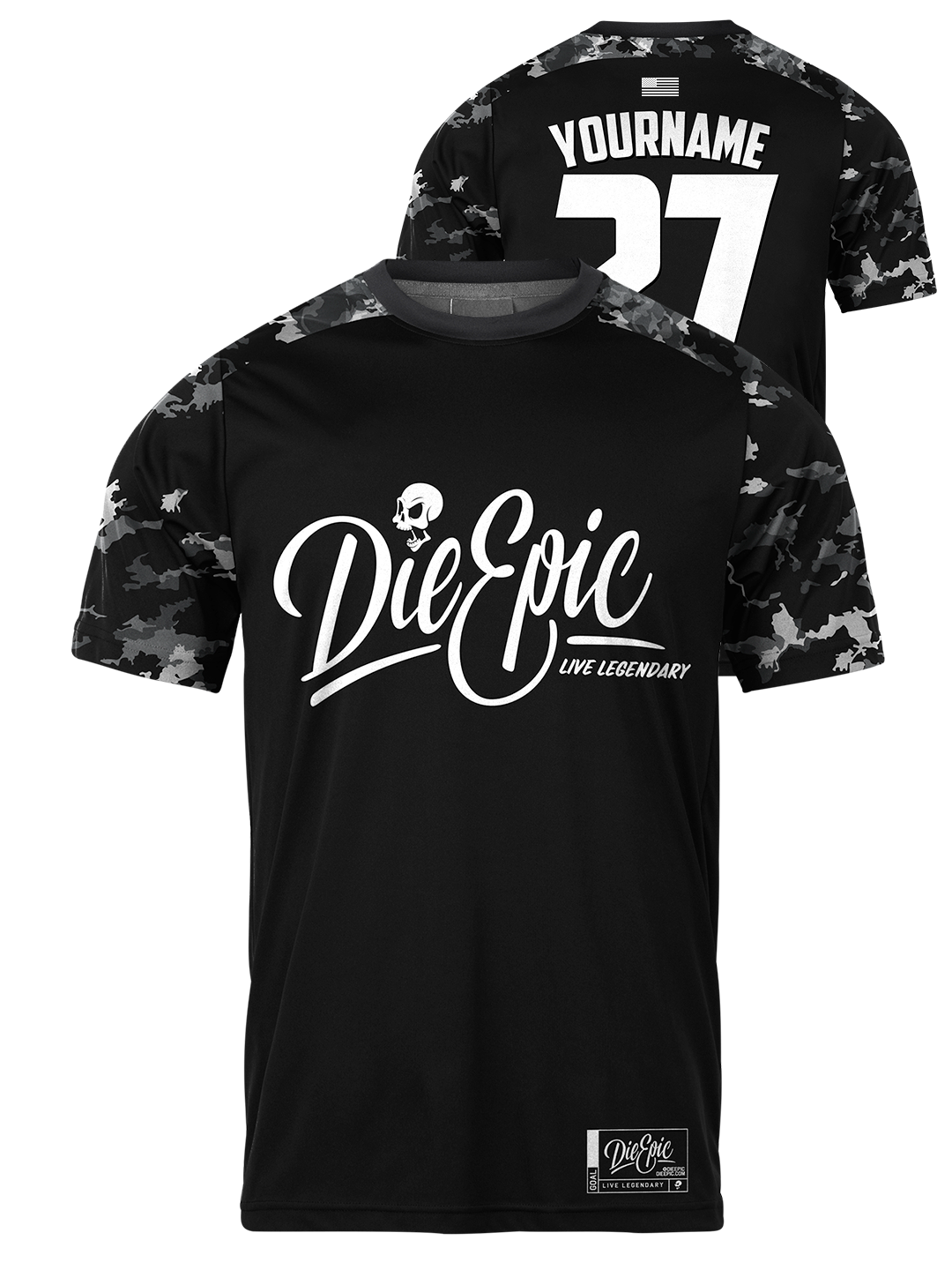 Die Epic Mission Ready Custom Short Sleeve Jersey