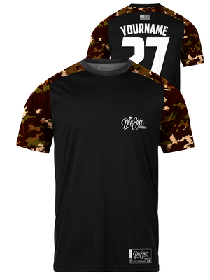 Die Epic Coyotte Camo Mission Ready Custom Short Sleeve Jersey