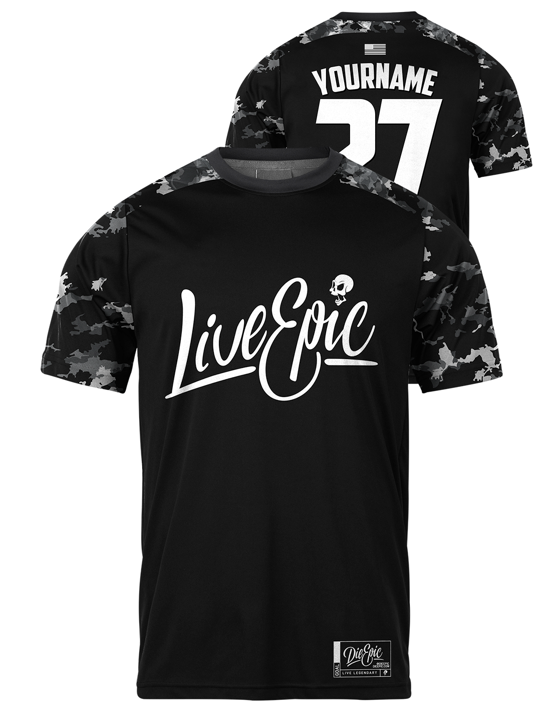 Live Epic Mission Ready Custom Short Sleeve Jersey