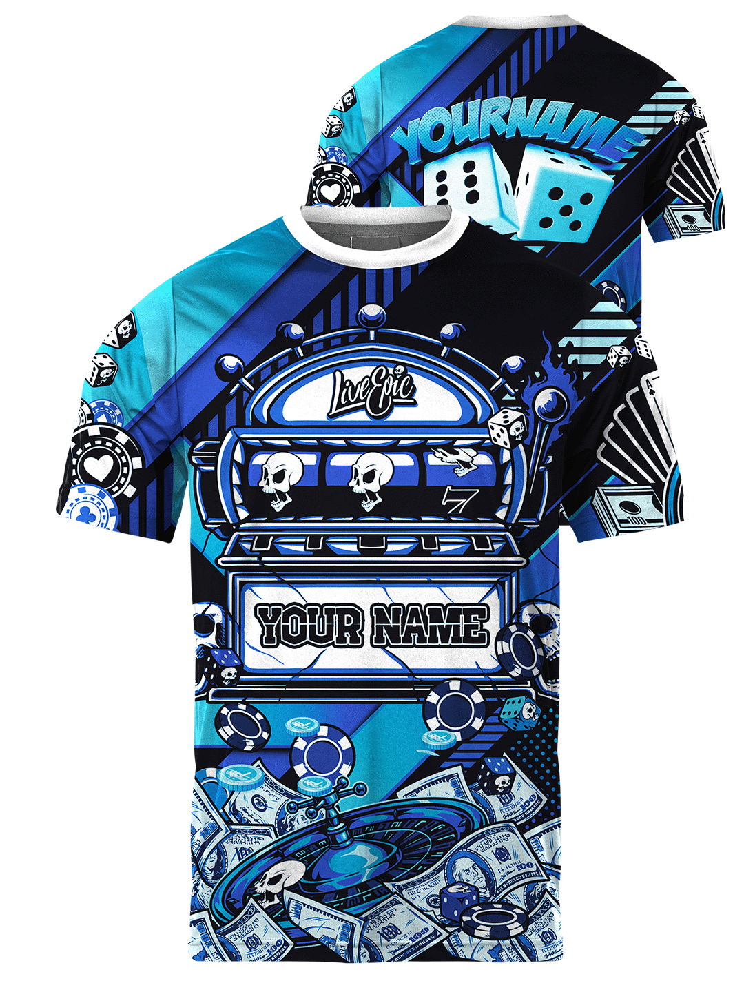 [PICK COLOR] Live Epic Casino Custom Short Sleeve Jersey