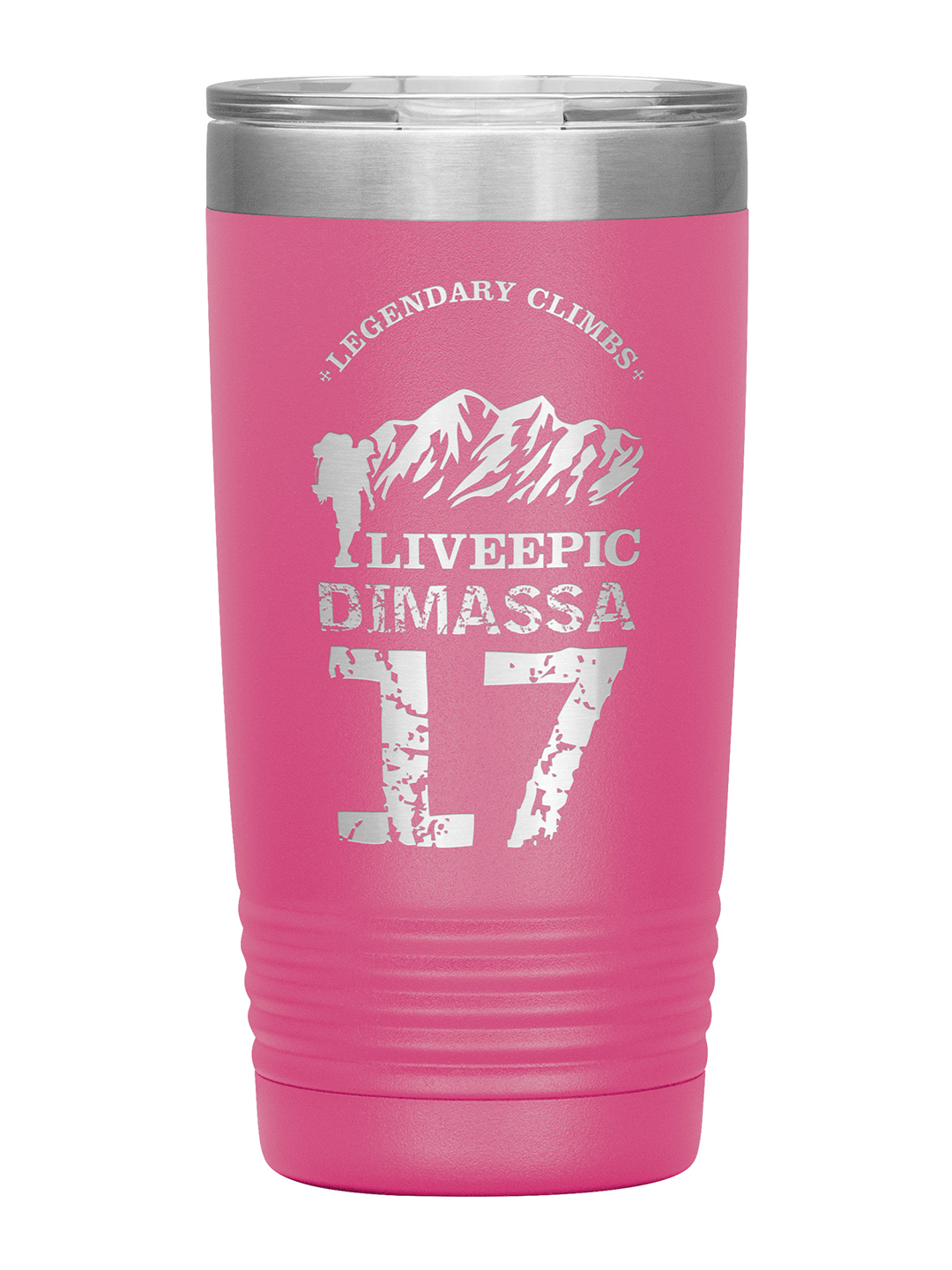 [multicolor] Personalized Legendary Climbs 20oz Insulated Tumbler