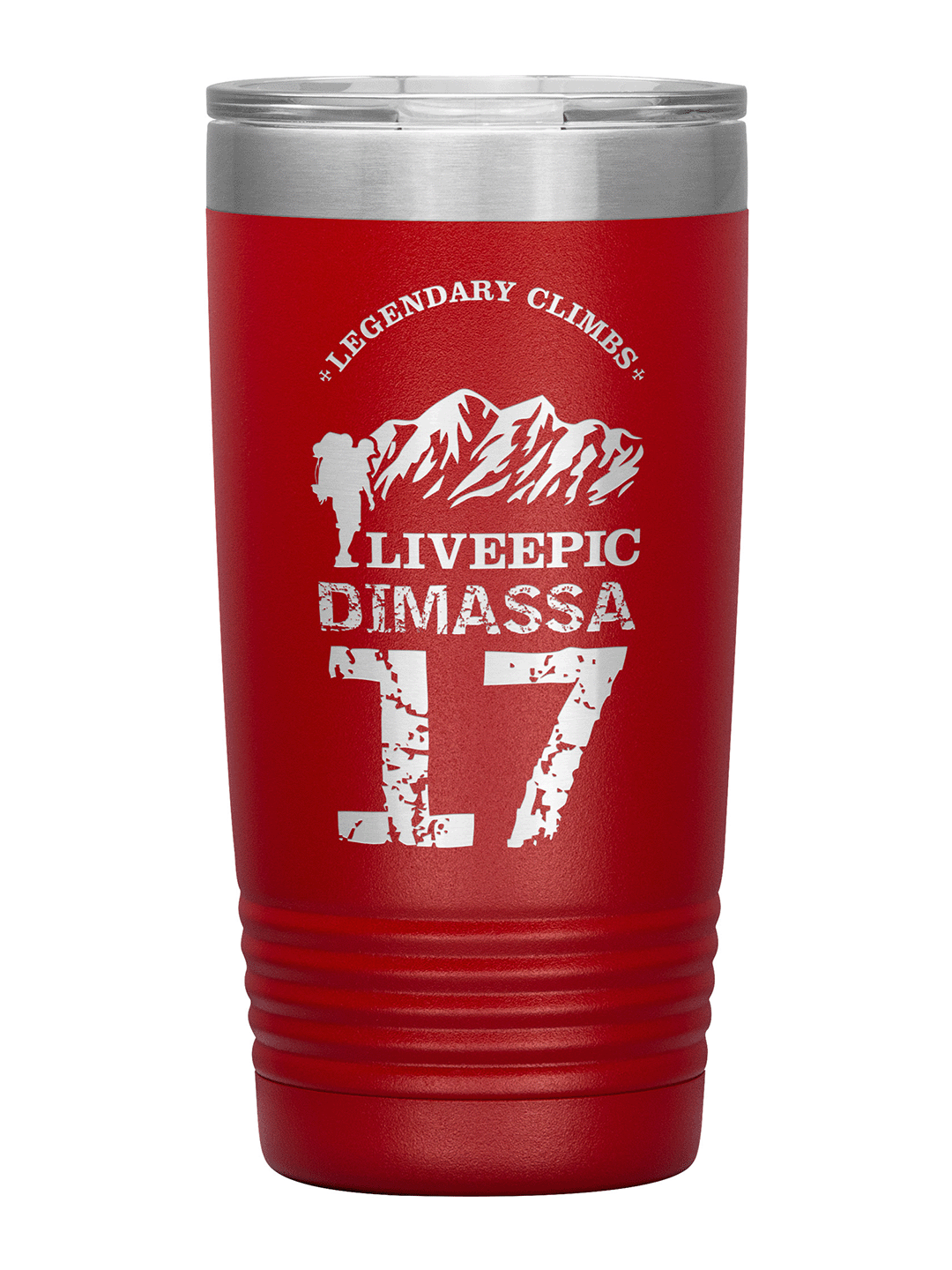 [multicolor] Personalized Legendary Climbs 20oz Insulated Tumbler