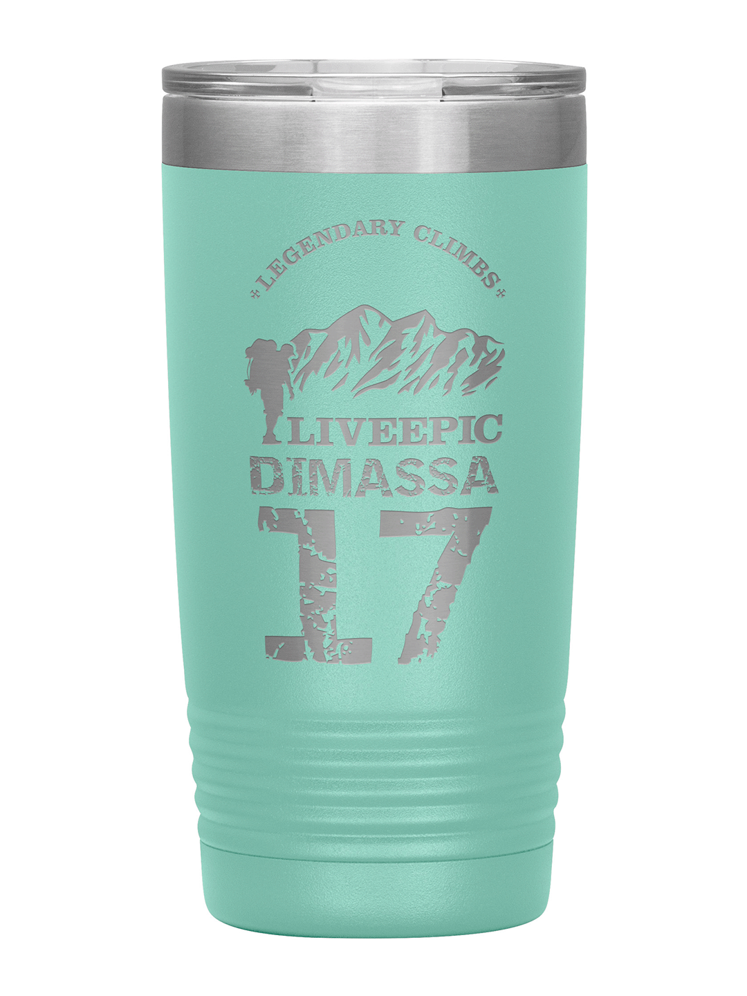 [multicolor] Personalized Legendary Climbs 20oz Insulated Tumbler