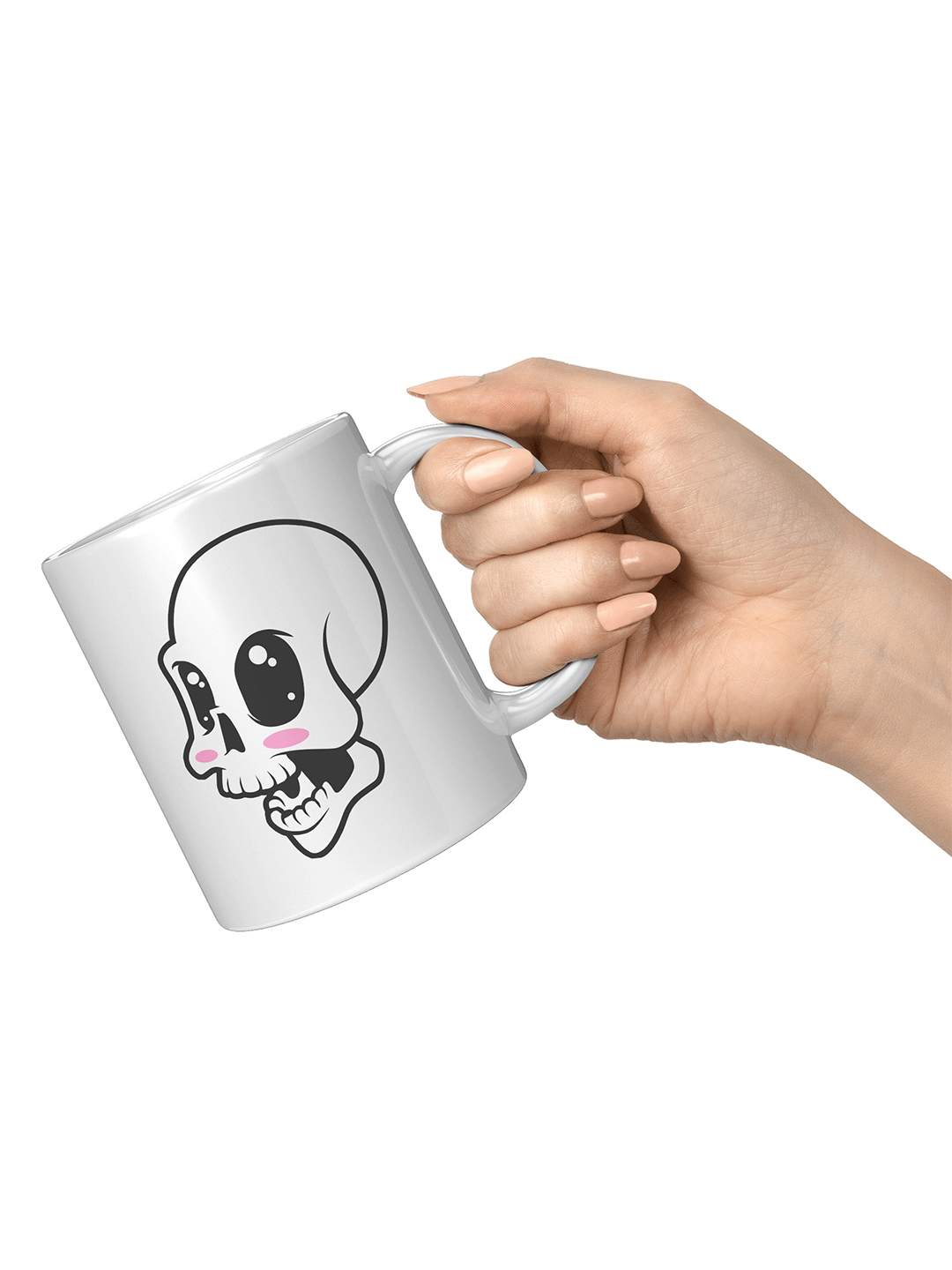 Cute Skull 11oz White Mug