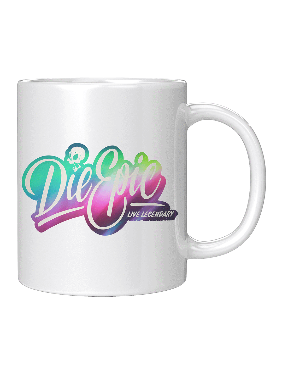 Die Epic Northern Lights 11oz White Mug