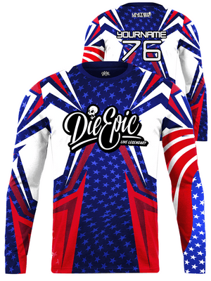 Die Epic Independent Custom Long Sleeve Jersey
