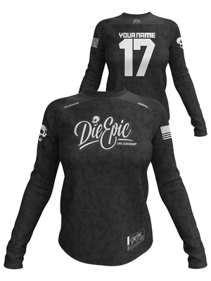 Die Epic Women Adrenaline Camo Custom Long Sleeve Jersey