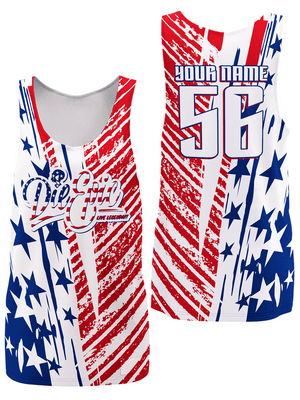 Die Epic Broad Stripes Custom Tank Top