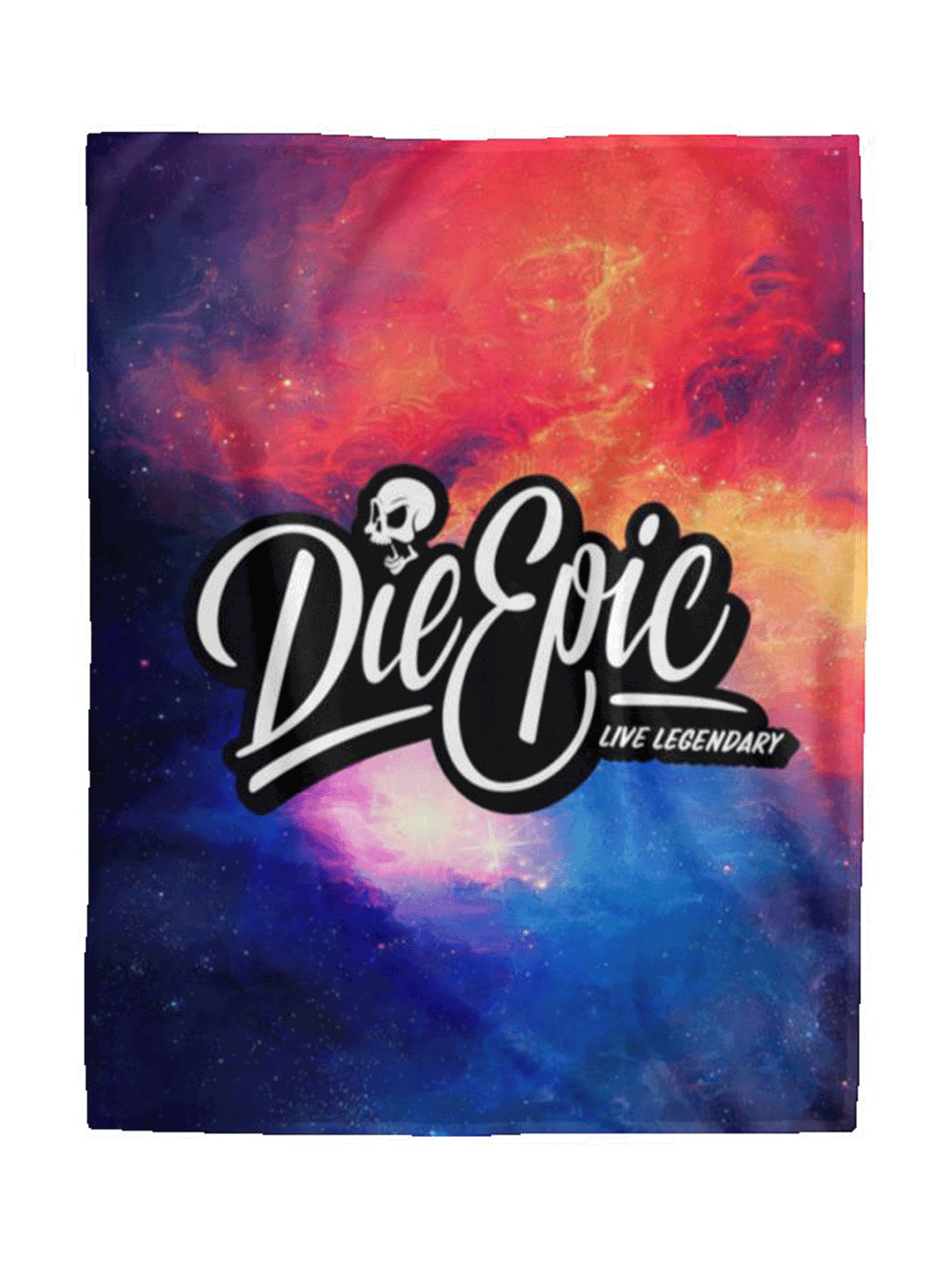 [USA ONLY] Die Epic Galaxy Plush Fleece Blanket 60x80