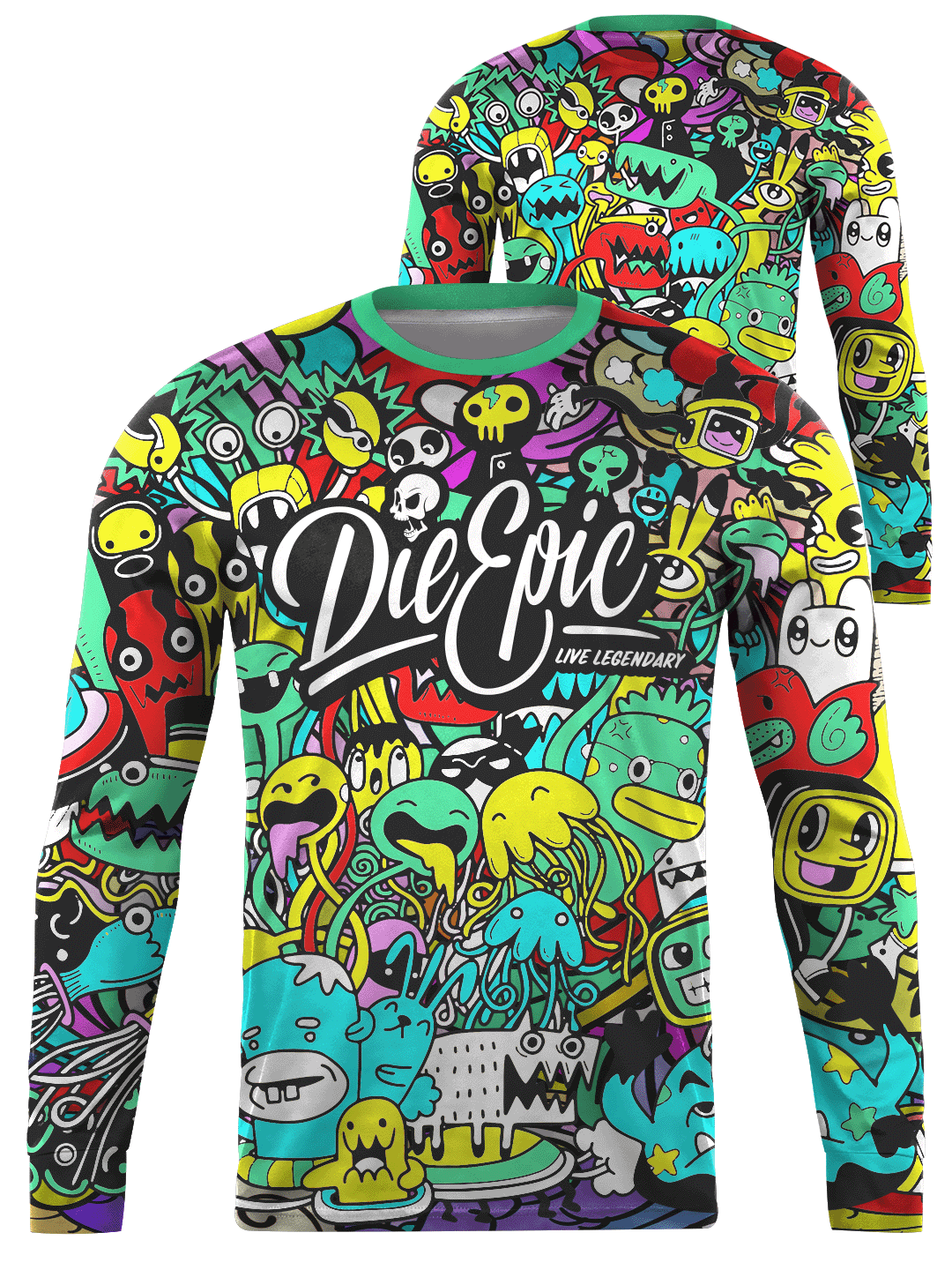 little monsters clothing Die Epic Little Monsters Long Sleeve Jersey