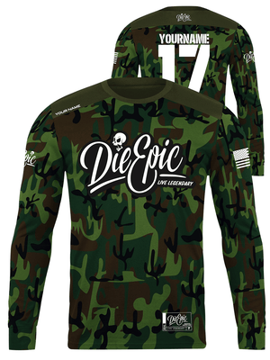 SAVING FORGOTTEN WARRIORS CHARITY] Die Epic Military Camo Custom Long - Die  Epic® Live Legendary Epic Clothing