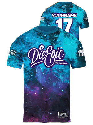 Die Epic Milky Way Custom Short Sleeve Jersey