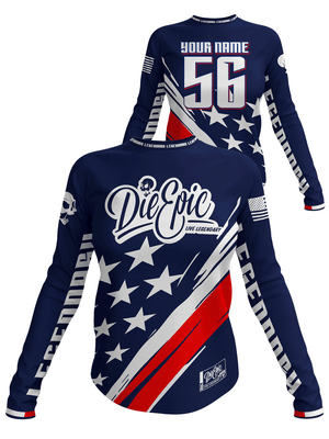 Die Epic Women Team Legendary Custom Long Sleeve Jersey