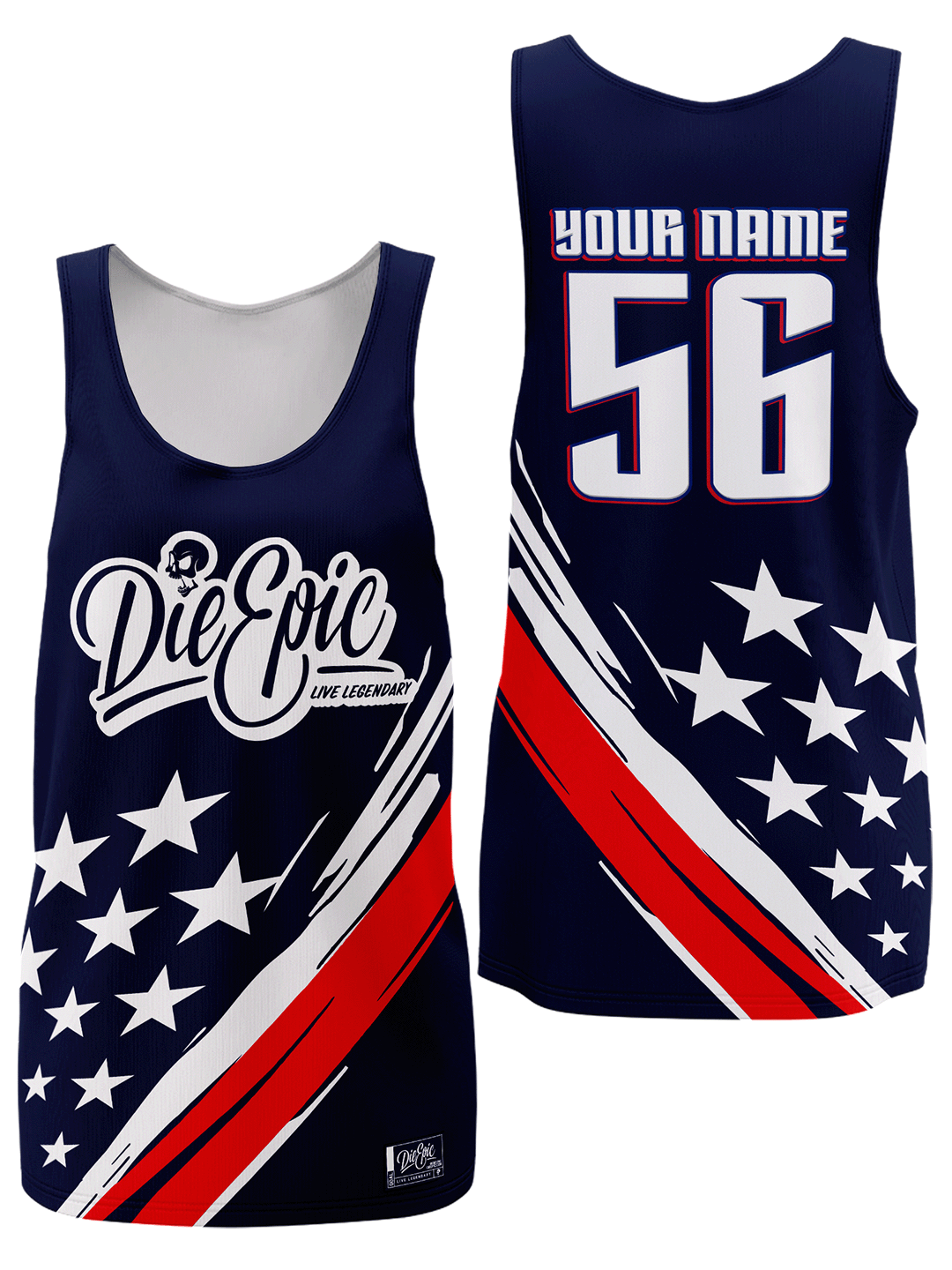 Die Epic Team Legendary Custom Tank Top