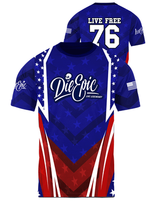 Die Epic USA Custom Short Sleeve Jersey