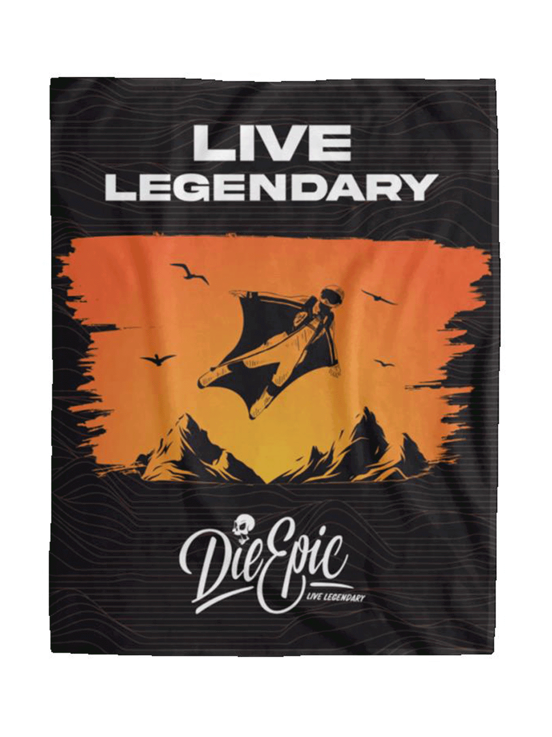 [USA ONLY] Die Epic Wingsuit Cozy Plush Fleece Blanket 60x80
