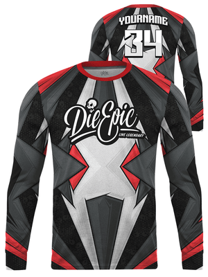 [WOODY CHARITY] Die Epic XTrain Camo Custom Long Sleeve Jersey