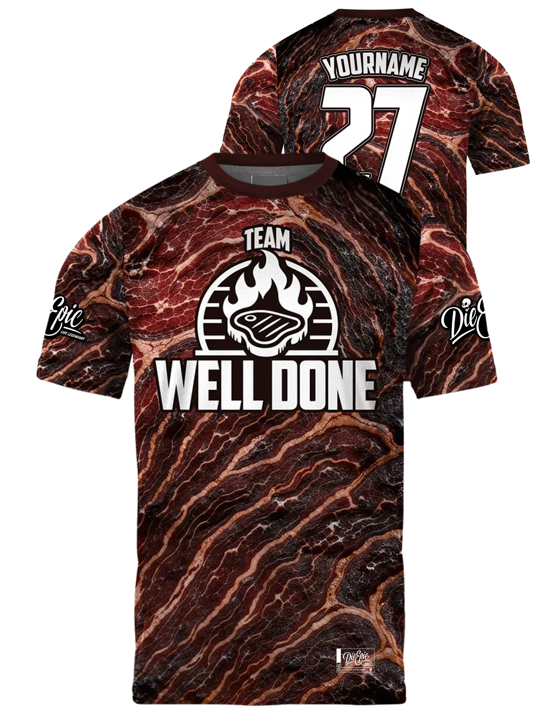 Die Epic Team Done Custom Short Sleeve Jersey