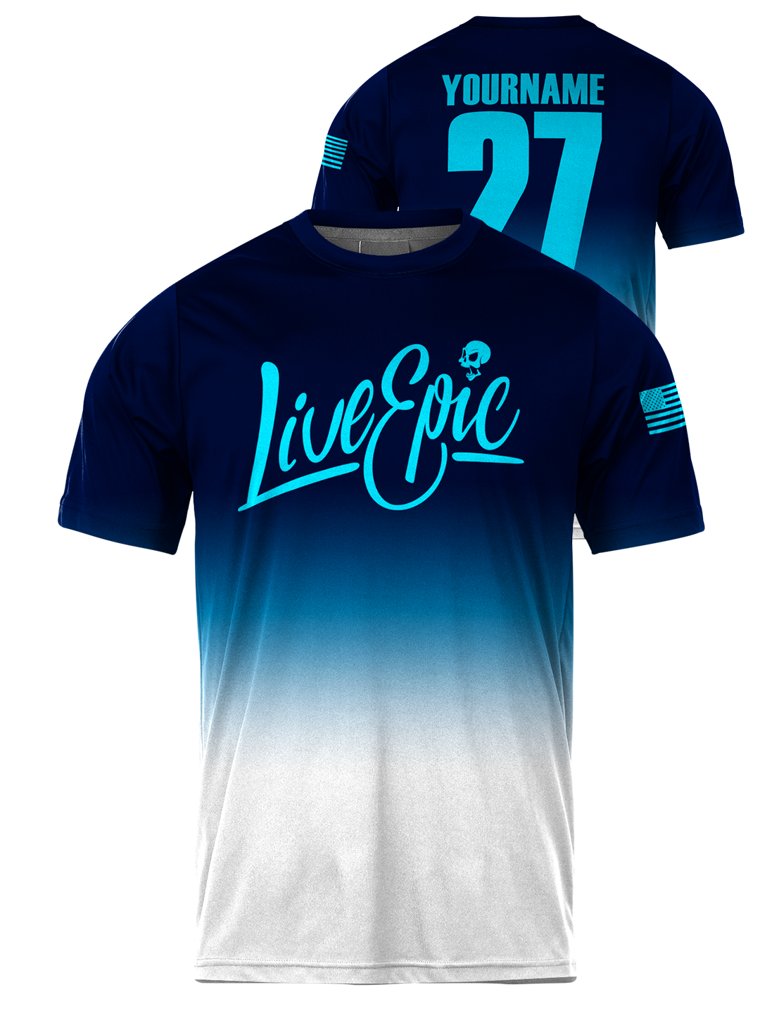 [MULTICOLOR] Live Epic Phantom Wash Custom Short Sleeve Jersey