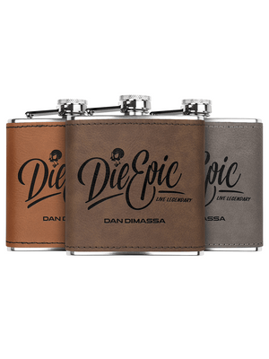 [USA only] Personalized 6oz Booze Flask