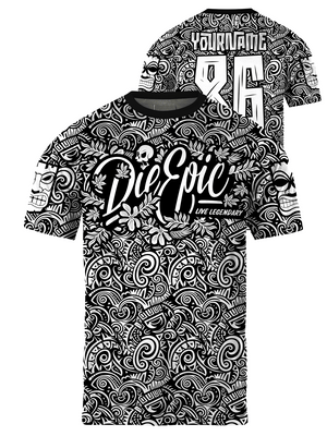 Die Epic Hawaii Tribal Custom Short Sleeve Jersey