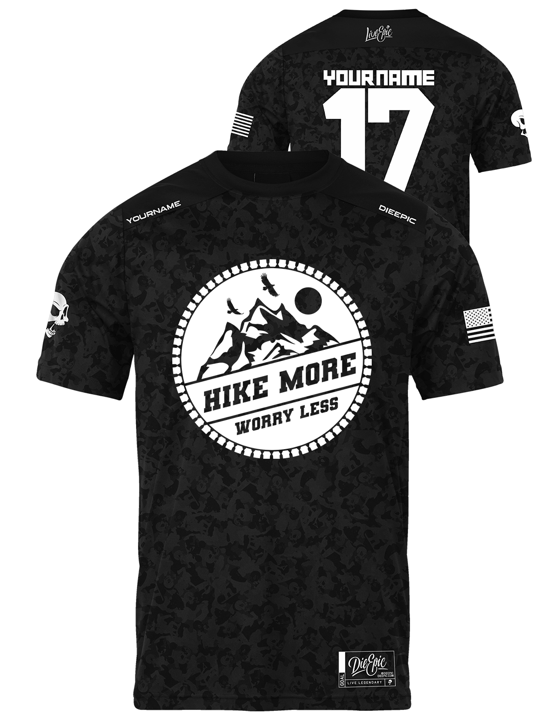 Hike More Worry Less Custom Jersey