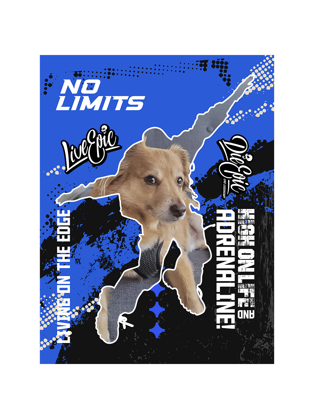 [USA ONLY] ADD PICTURE Skydiving Blue Texture Plush Fleece Blanket 60x80