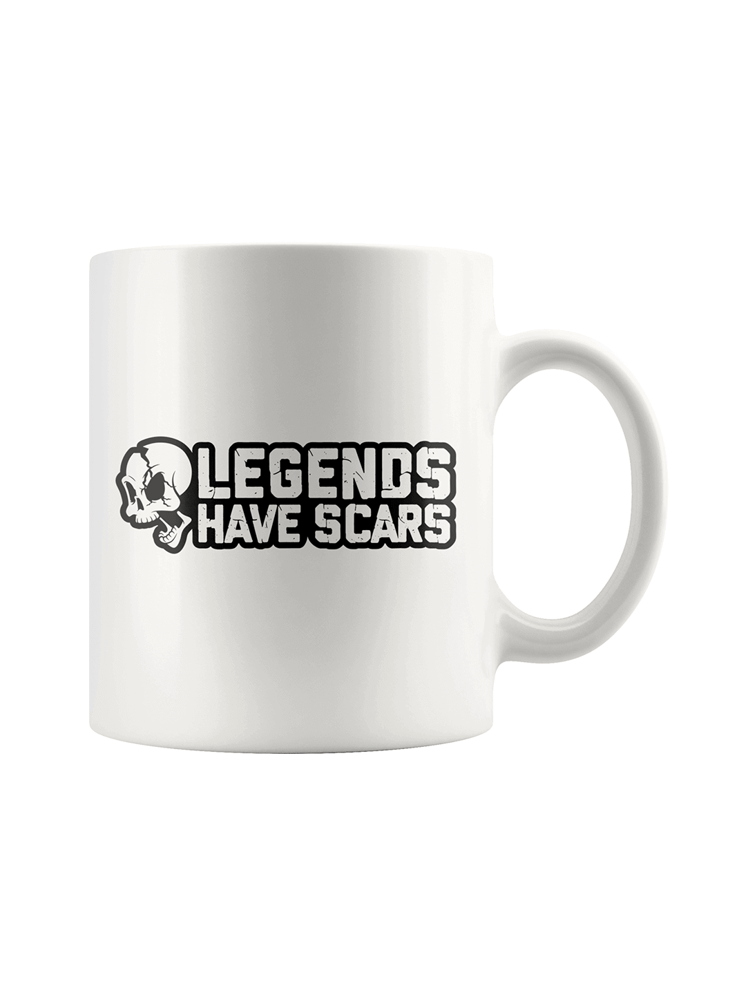 Legends Have Scars Mug 11oz