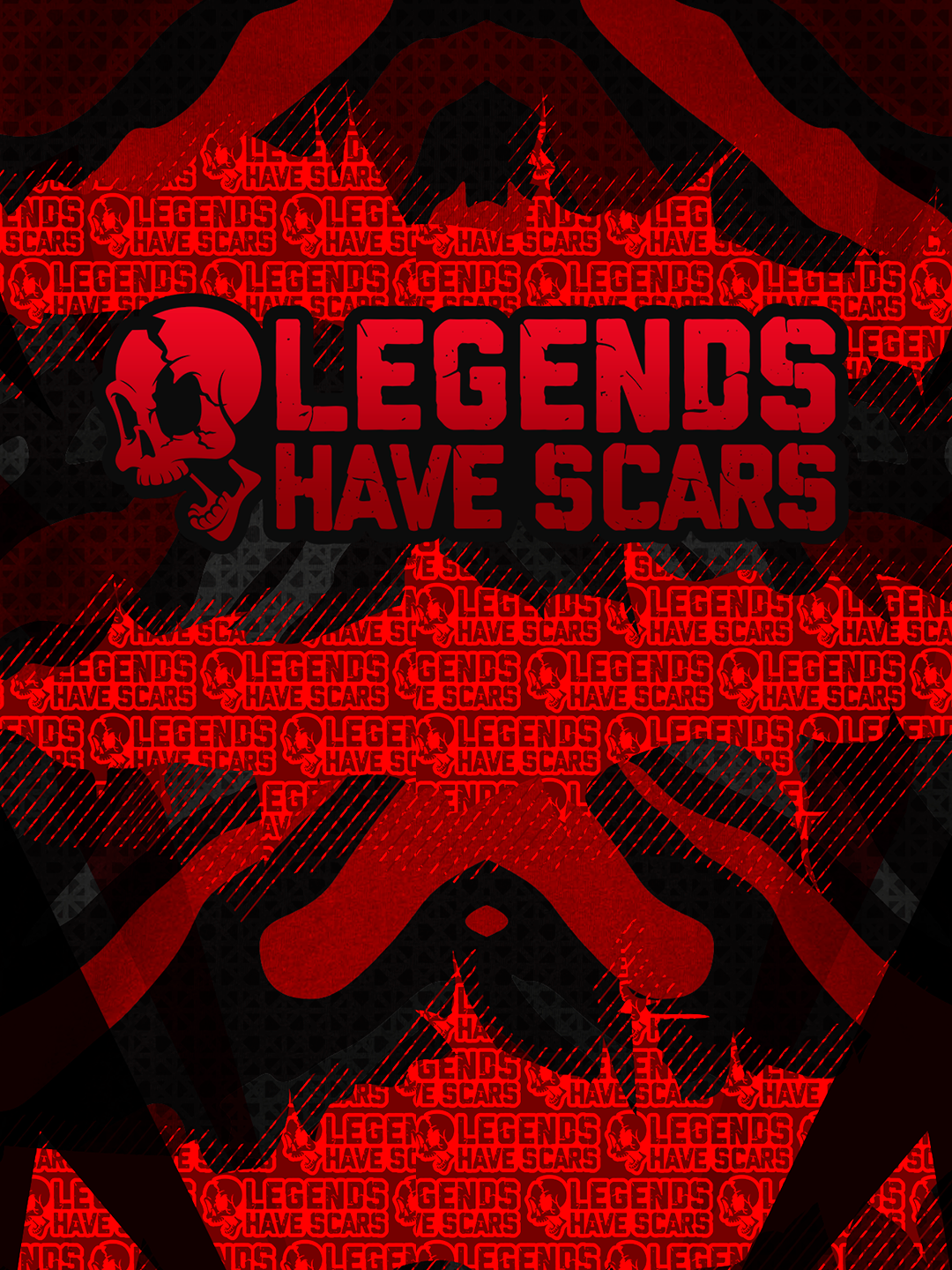 Legends Have Scars Camo Custom Long Sleeve Jersey