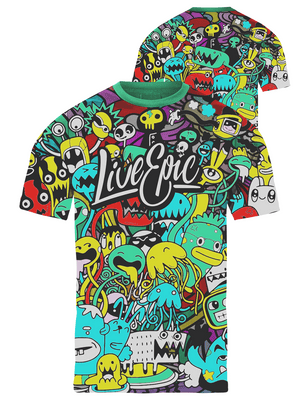 Live Epic Little Monsters Short Sleeve Jersey