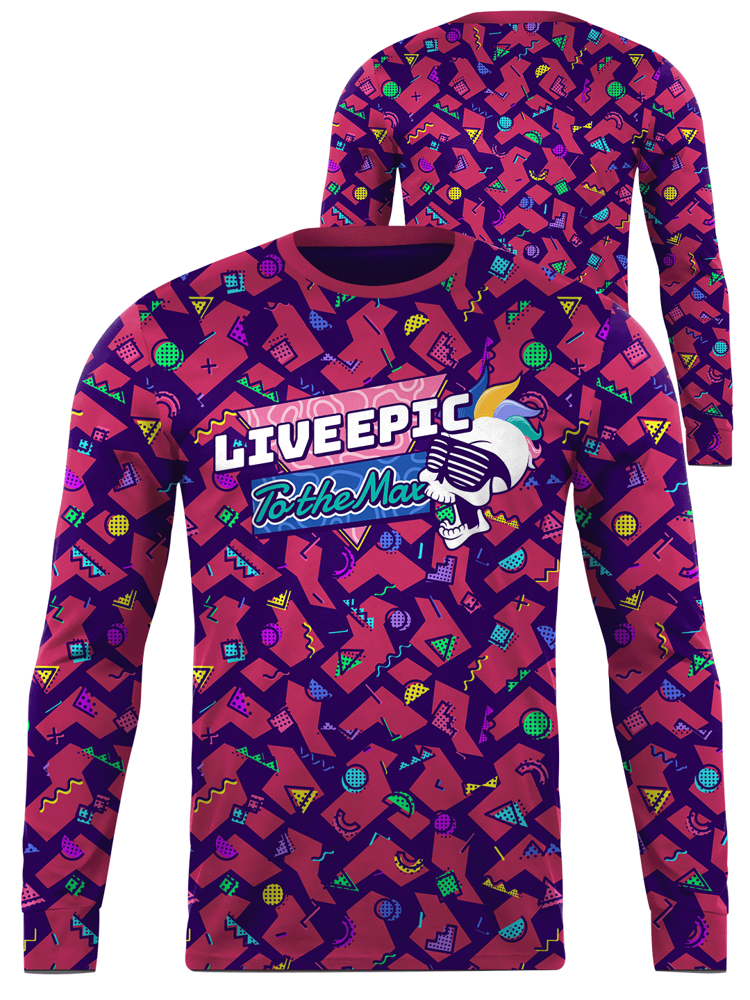 Live Epic Lollipop 90&#39;s Long Sleeve Jersey