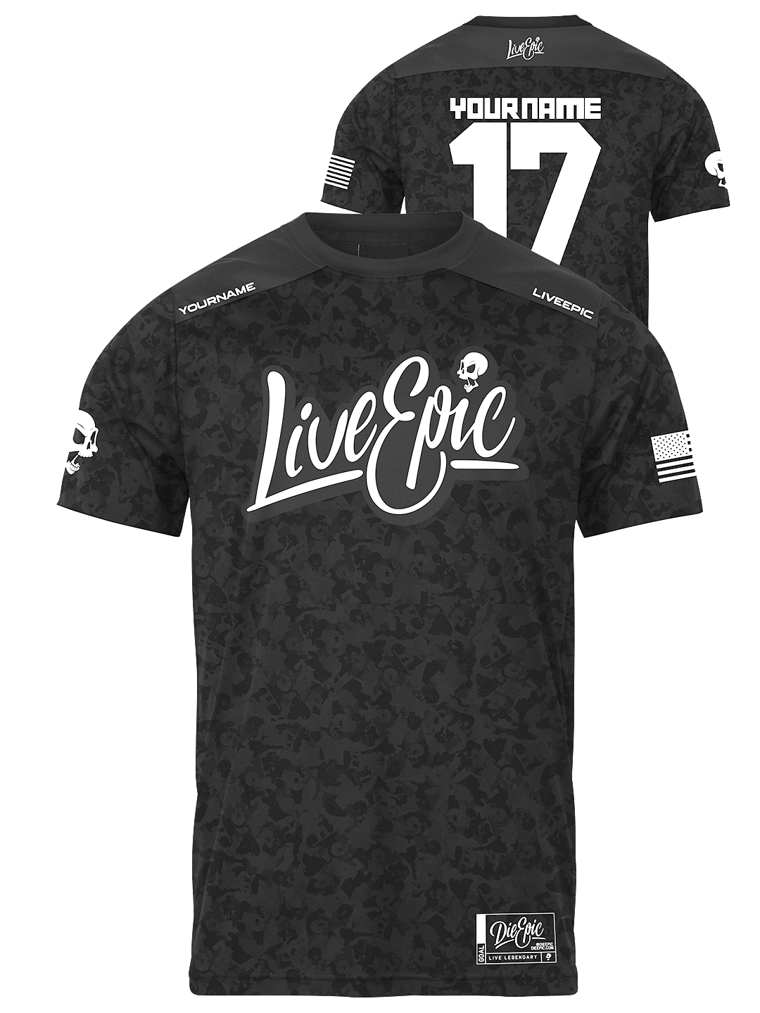 Discounted Pre-Sales] Die Epic Skull Lover Jersey - Die Epic® Live  Legendary Epic Clothing