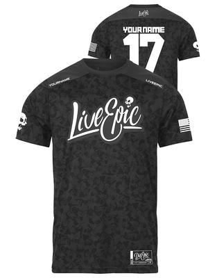 Live Epic Adrenaline Camo Custom Short Sleeve Jersey