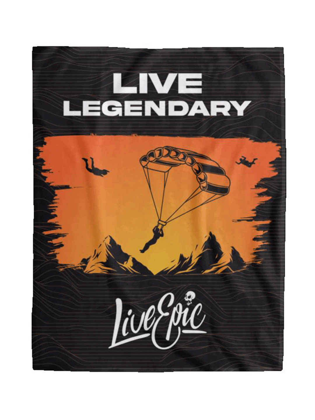 [USA ONLY] Live Epic Skydive Plush Fleece Blanket 60x80