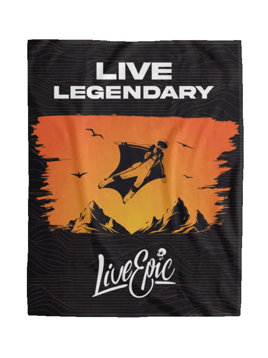 [USA ONLY] Live Epic Wingsuit Cozy Plush Fleece Blanket 60x80