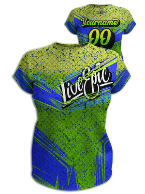 Live Epic Women Mahi Custom Short Sleeve Jersey