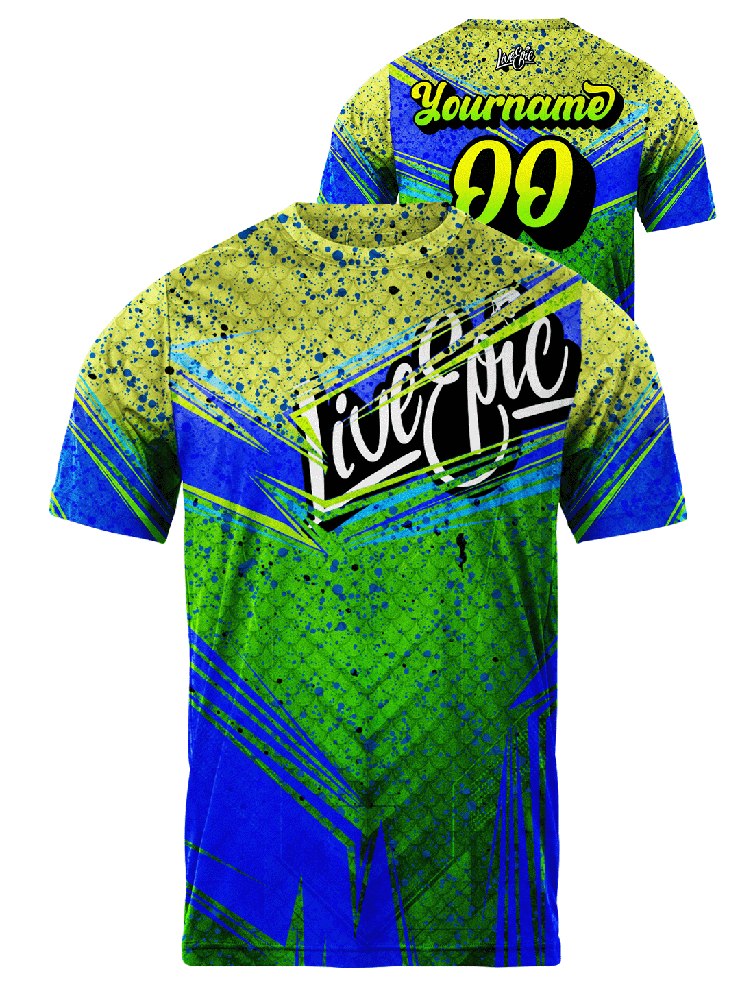 Live Epic Mahi Custom Short Sleeve Jersey