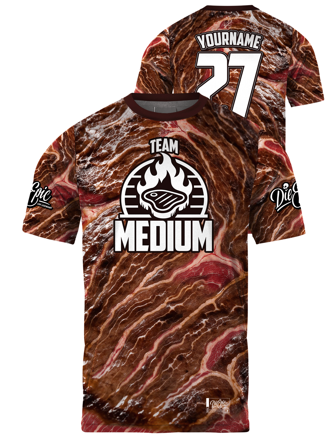Die Epic Team Medium Custom Short Sleeve Jersey