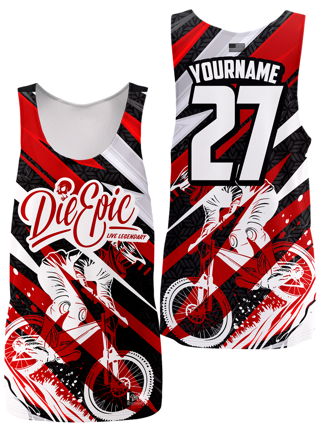 Die Epic Dirt Reaper Custom Tank Top