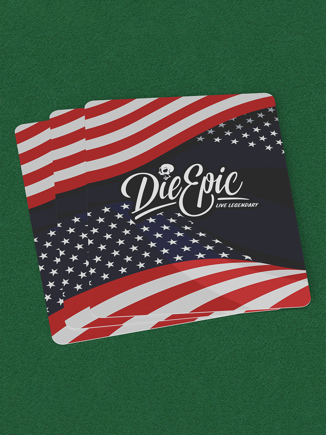 Die Epic Patriotic Playing Cards