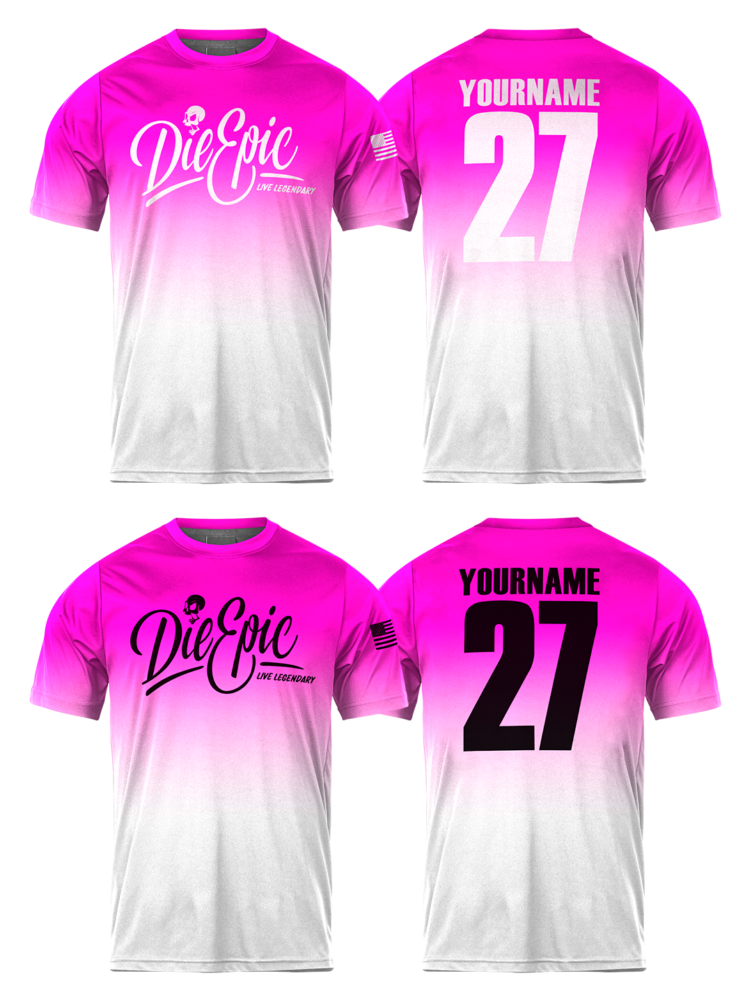 [MULTICOLOR] Die Epic Phantom Wash Custom Short Sleeve Jersey