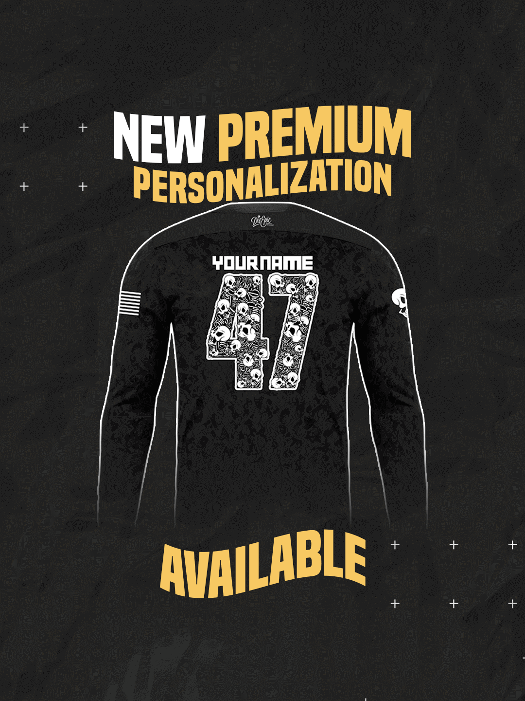 Live Epic Coyotte Camo Mission Ready Custom Long Sleeve Jersey