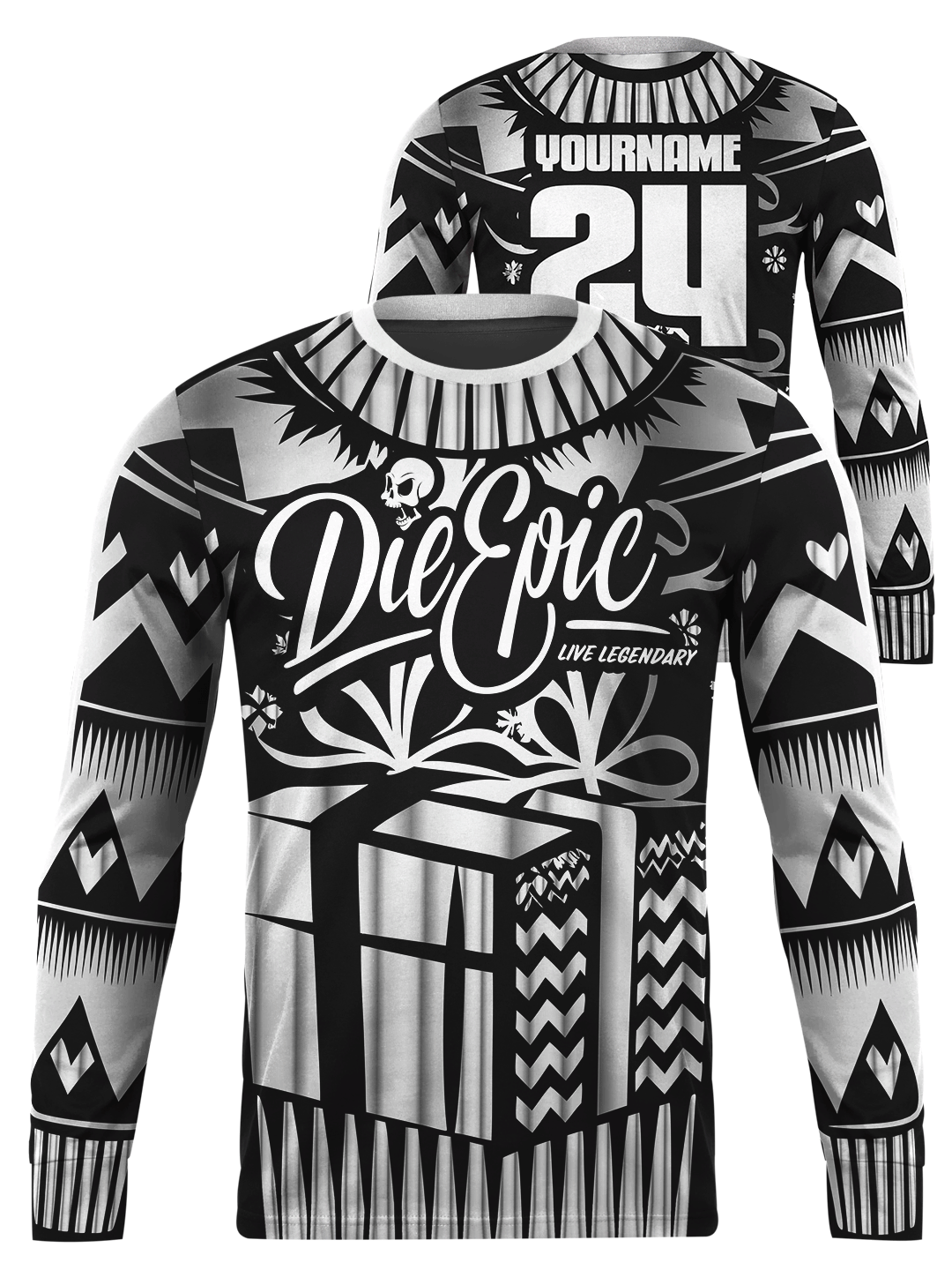 Die Epic Presents Ugly Long Sleeve Jersey (PRE-SALES &#39;TILL DEC 7TH - 11:59PM EST)